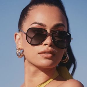 Quay All In aviator polarized sunglasses